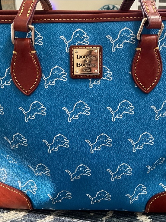 Dooney & Bourke Handbags - Dooney & Bourke Detroit Lions Richmond Purse